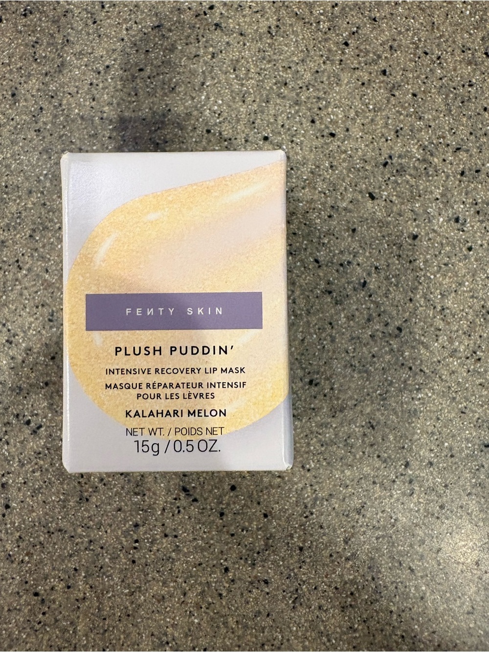 Fenty Beauty Plush Puddin' Lip Mask — Kalahari Melon Peach-Yellow